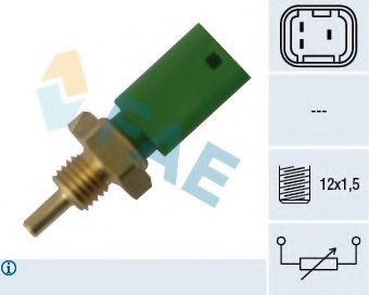 FAE 33727 Sensor, coolant temperature